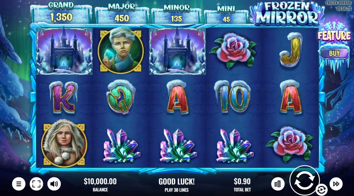 frozen mirror slot screenshot by platipus gaming