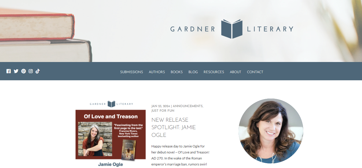 Rachelle Gardner Blog Web Page