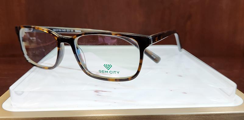 Maine pair of glasses on a table