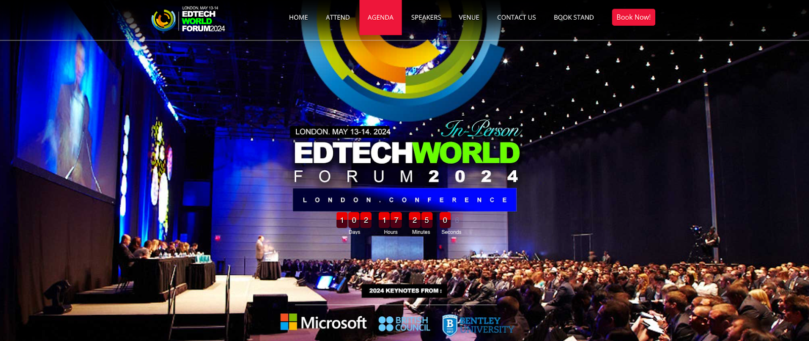 EdTech World Forum 2024 has a full program of speeches from leading industry professonals.