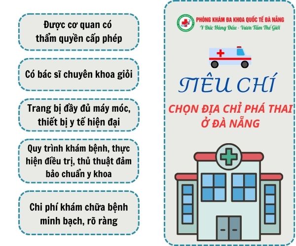 Tiêu chí chọn địa chỉ phá thai ở đà nẵng