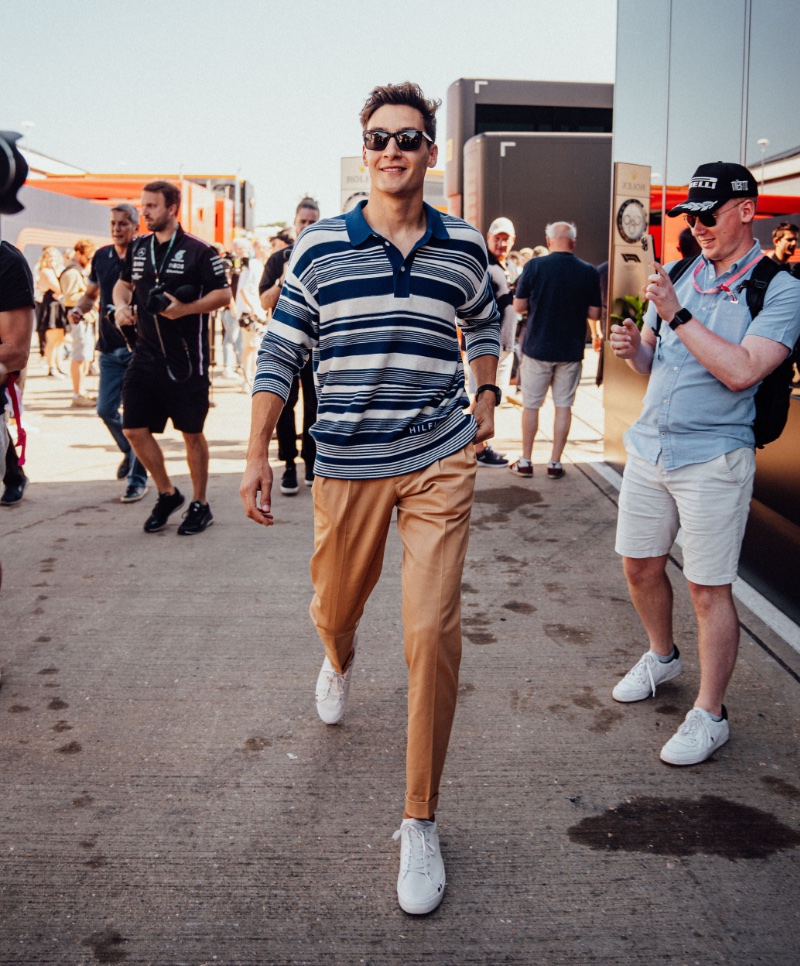 George Russell & Tommy Hilfiger Make a Case for the Polo