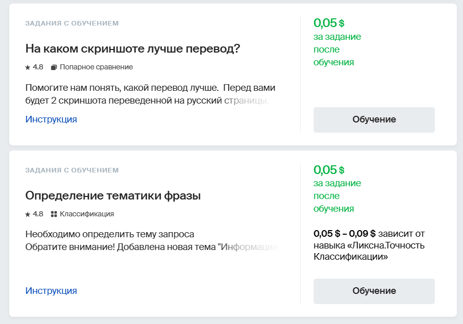 Интернет-доход на сервисе «Яндекс.Толока»