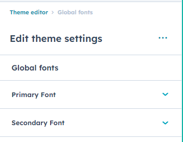 fonts
