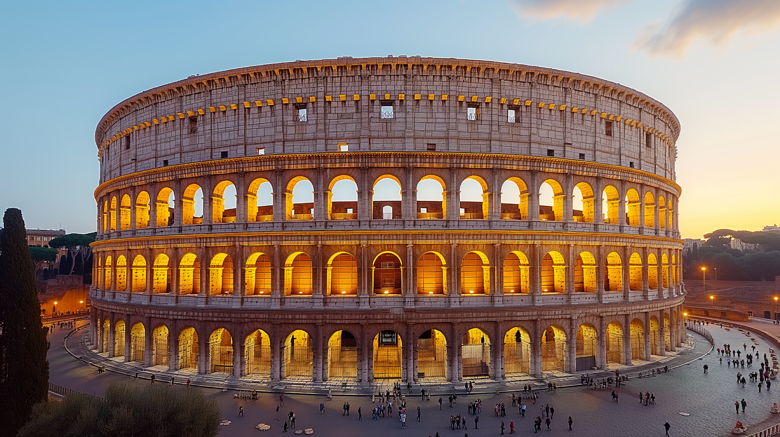 The Roman Colosseum today, still attracting millions of travelers every year