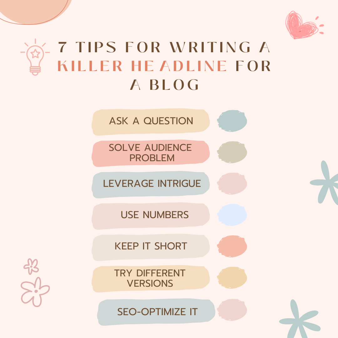 7 Tips for Writing a Killer Headline for a Blog