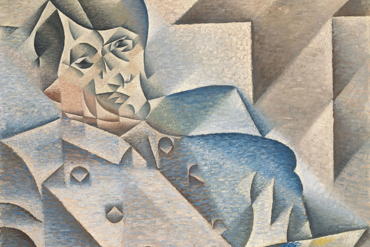 The Portrait of Pablo Picasso (1912) của Juan Gris.