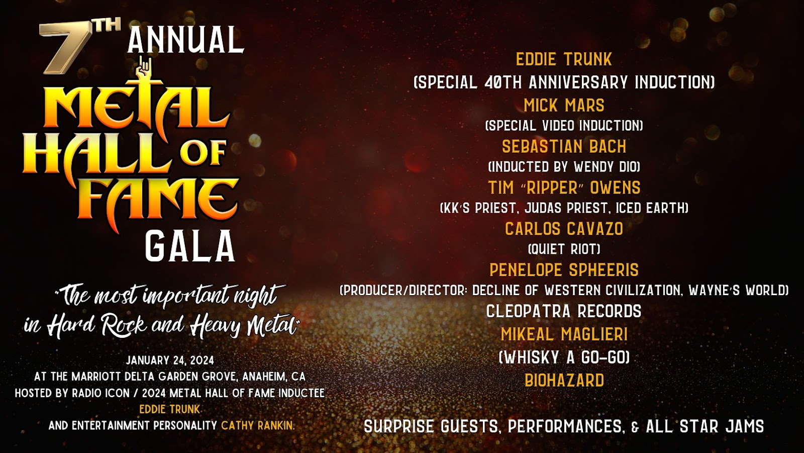 Metal Hall Of Fame Inductees 2024 Include Eddie Trunk, Mick Mars, Sebastian Bach & More 