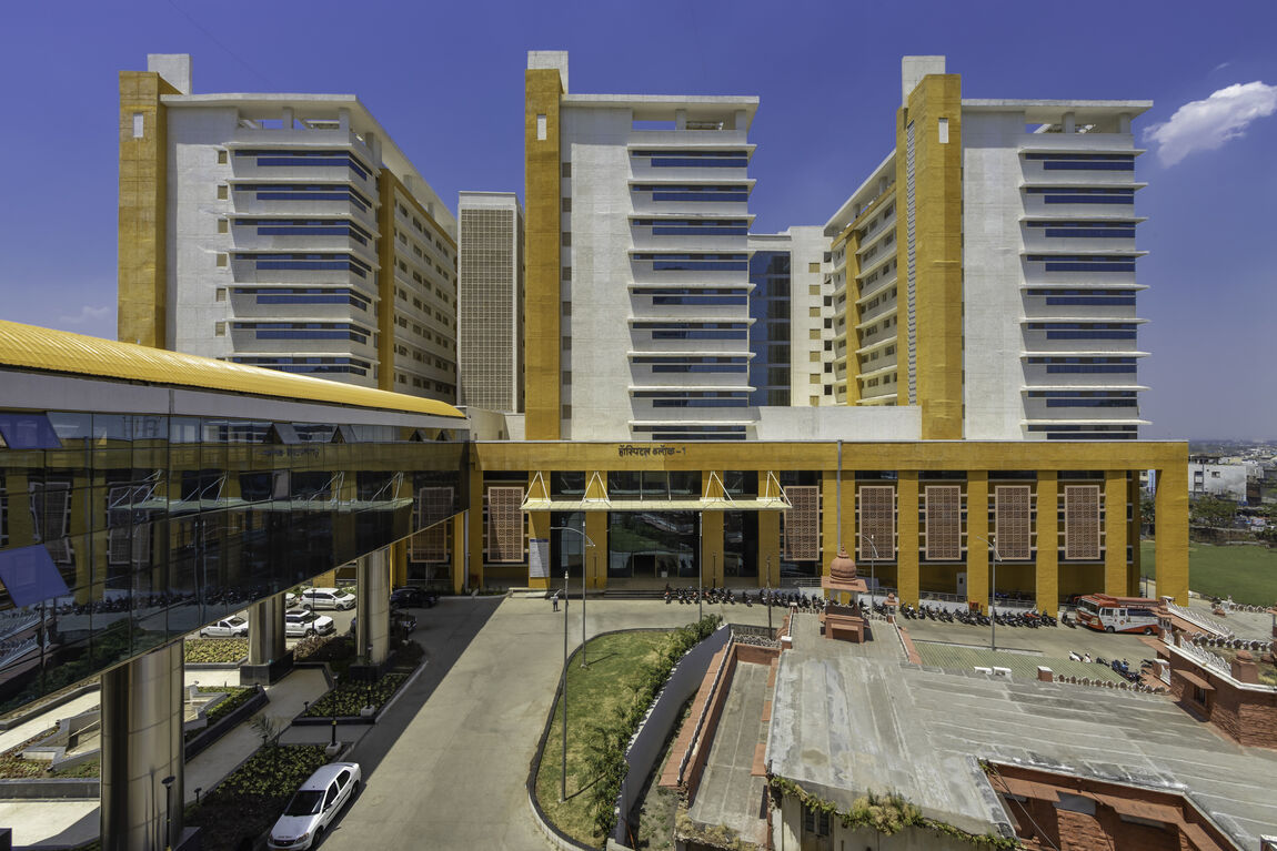 View of the Hamidia Hospital, Bhopal