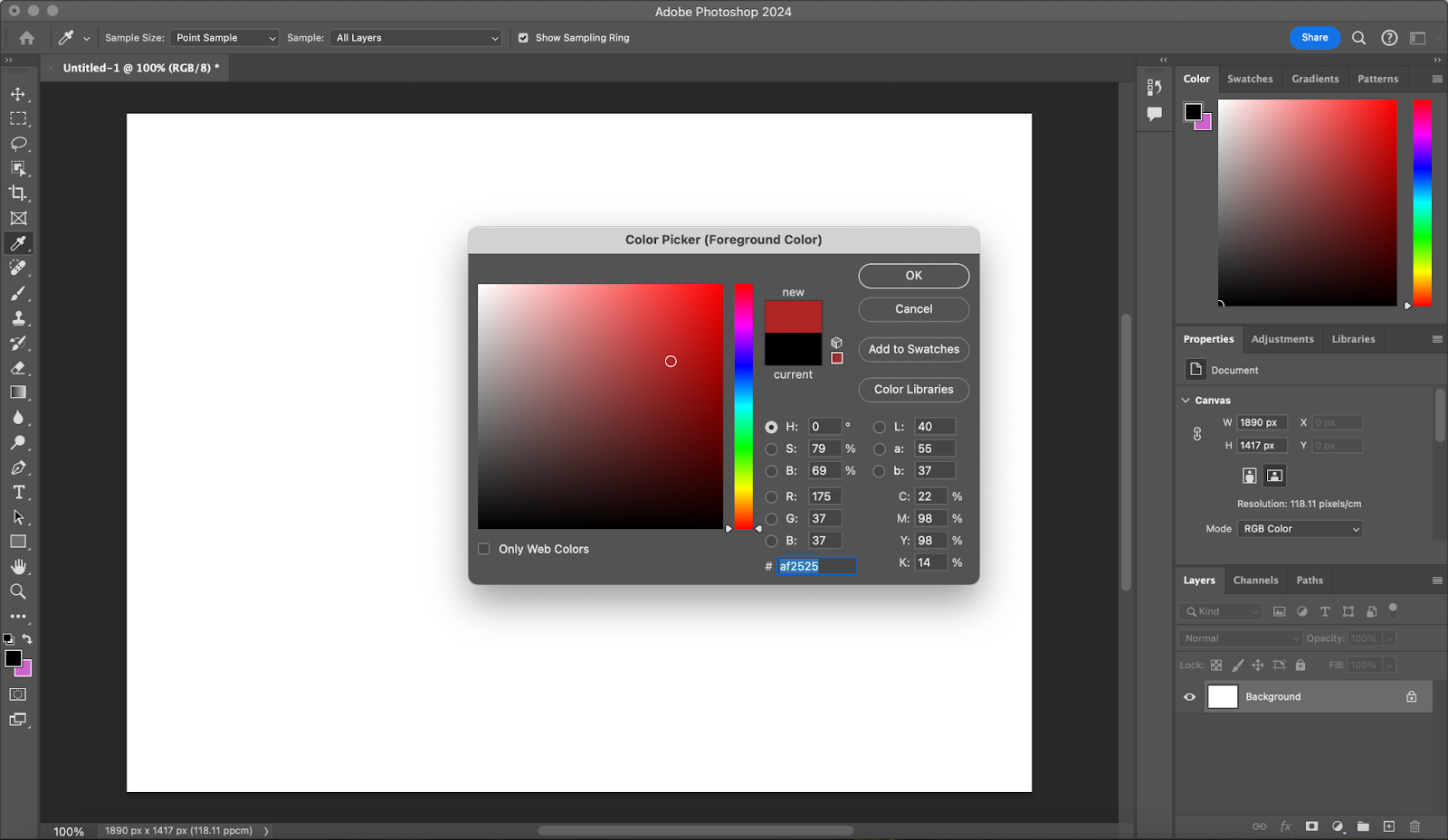 how to make a gradient in Photoshop tutorial 