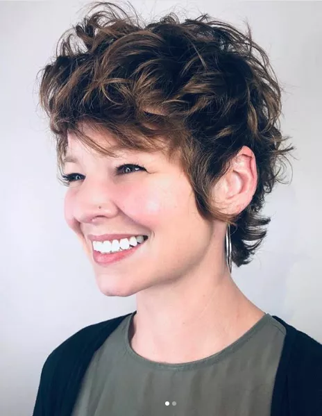 Short hairstyles: Picture of a lady rocking the Peter Pan Pixie 