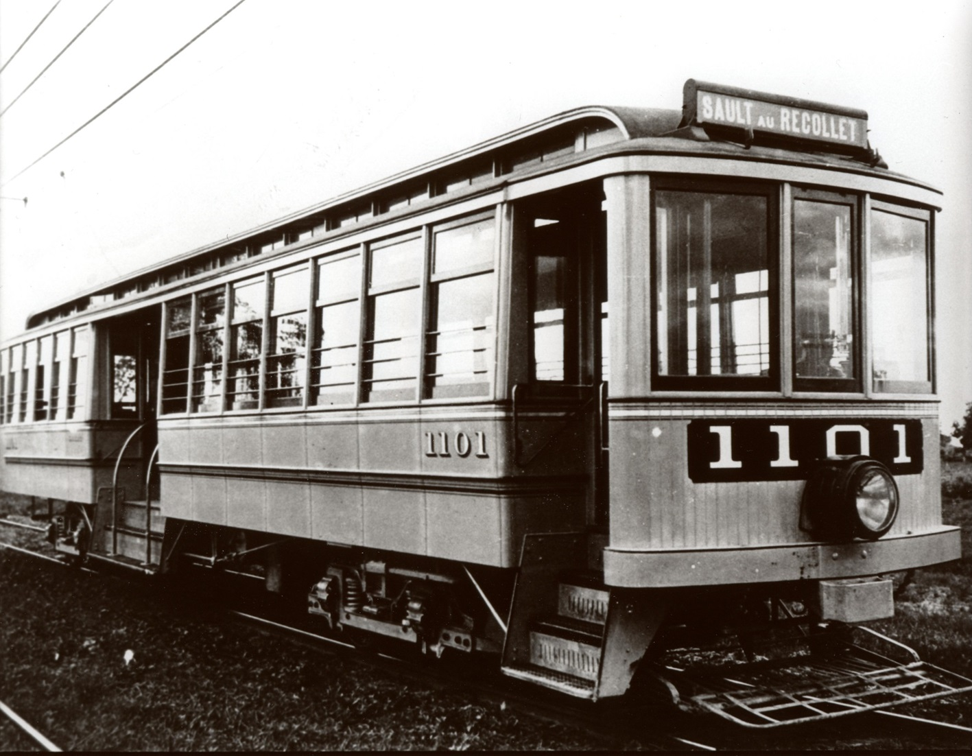 Le tramway de Villeray, au début du XXème siècle :