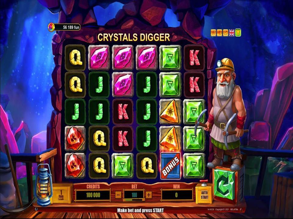 Особенности игрового автомата Crystals Digger