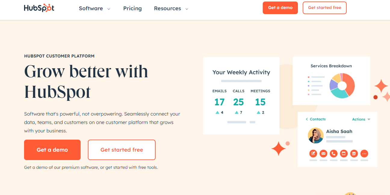 Grow better with HubSpot