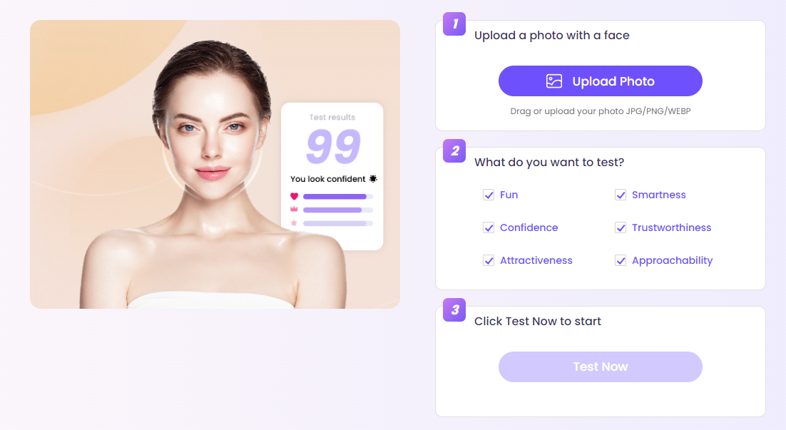 Test Your Facial Attractiveness with AI - Rate Your Face