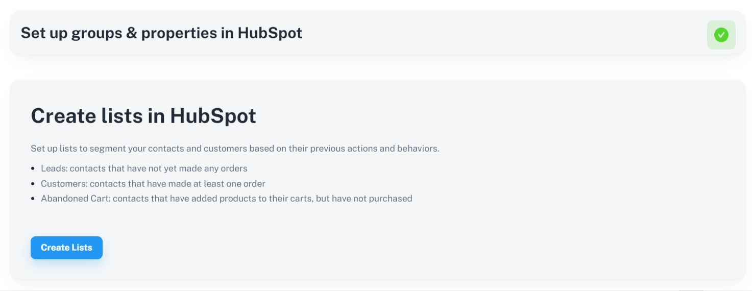 hubspot list creation