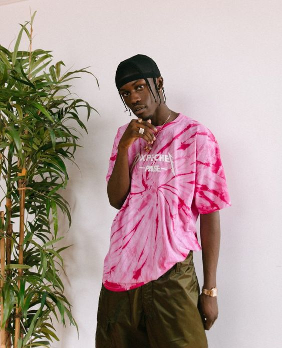 Picture of a young man wearing Tie Dye Patterns 