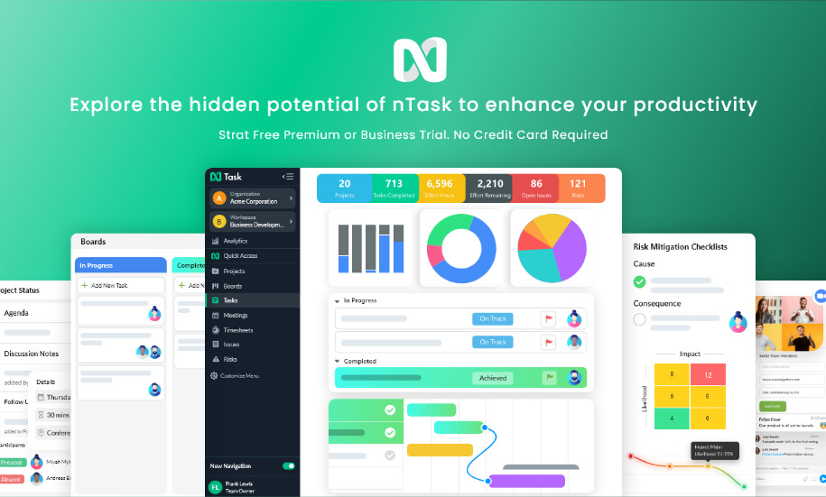 nTask as a Business Management Software