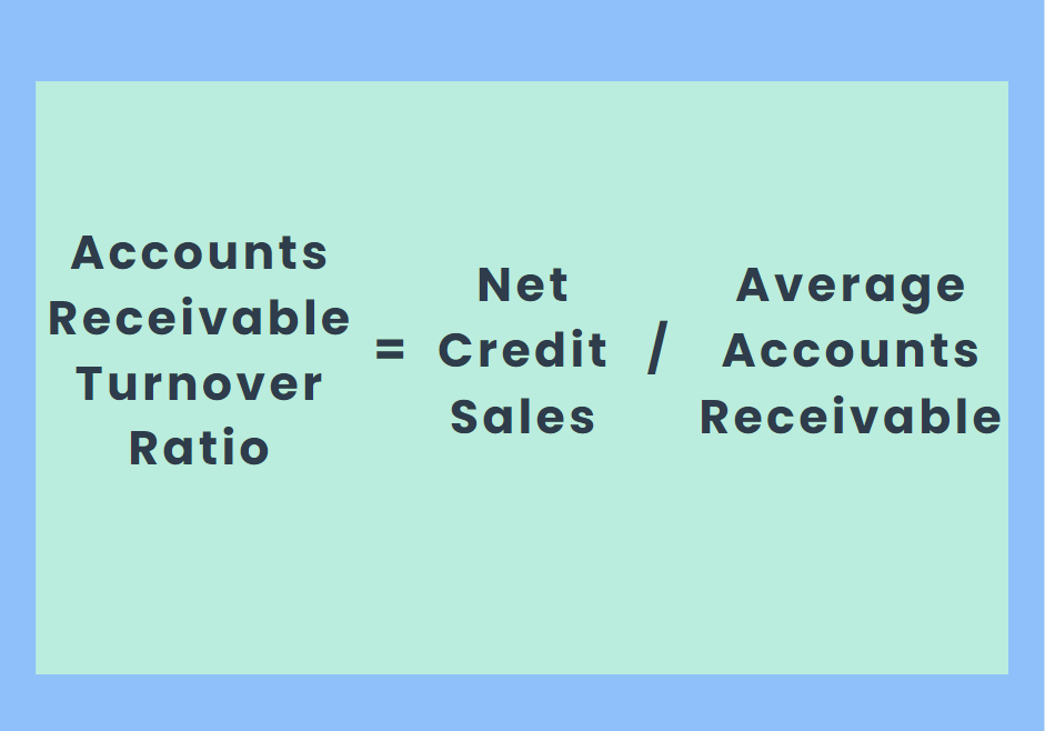 Accounts receivable turnover ratio formula
