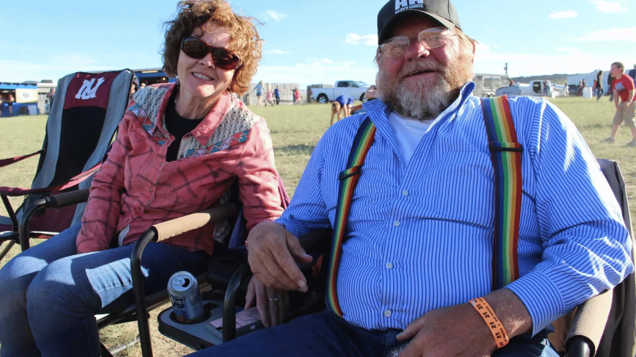An old couple photo from country jam 2017 