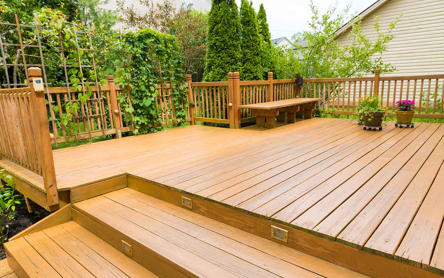 difference between deck and patio lies in the weight restriction 