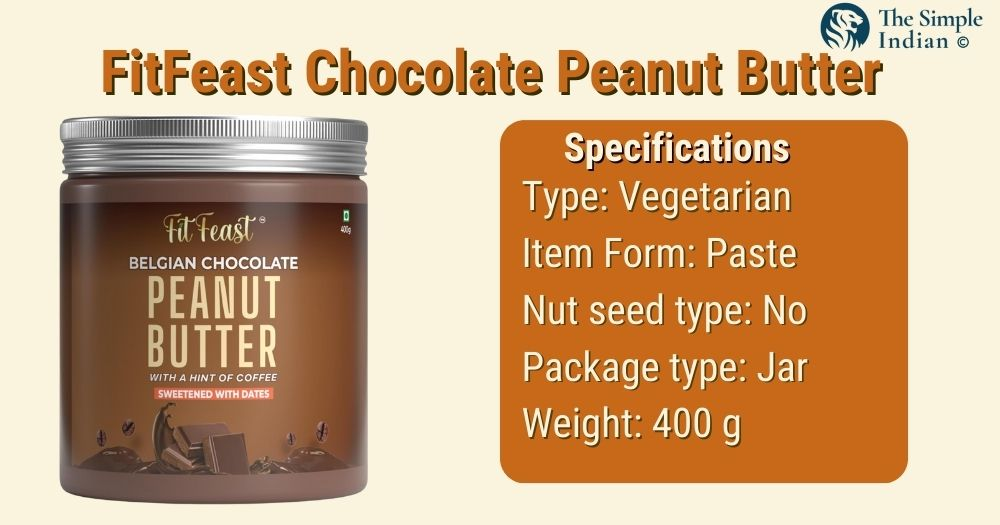 FitFeast Belgian Chocolate Peanut Butter