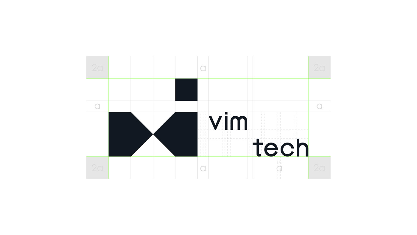 Artifact from the Vim Tech's Unique Branding and Visual Identity article on Abduzeedo