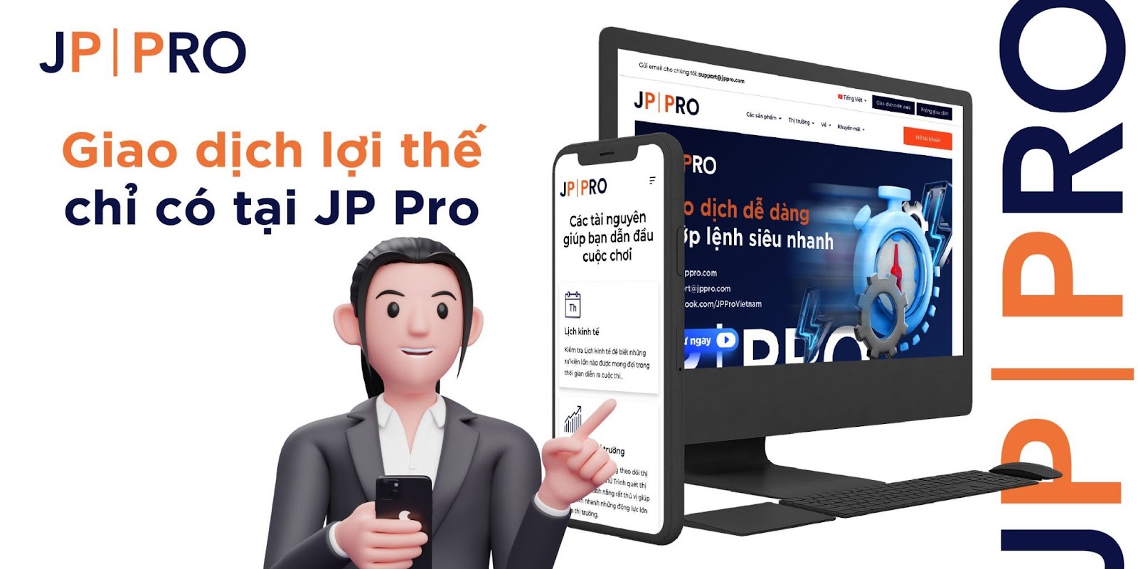 Phương thức nạp rút JP Pro 