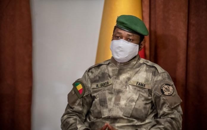 14 April 2023, Mali, Bamako: General Assimi Goita, President of Mali. The German government wants to withdraw the currently more than 1100 men and women of the UN mission Minusma by May 2024. Photo: Michael Kappeler/dpa (Photo by Michael Kappeler/picture alliance via Getty Images)