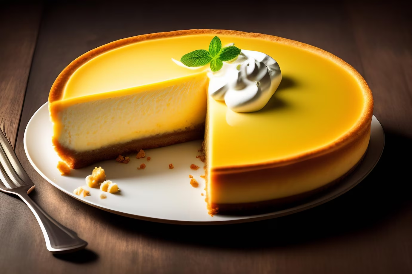 Cheesecake al limone e zafferano