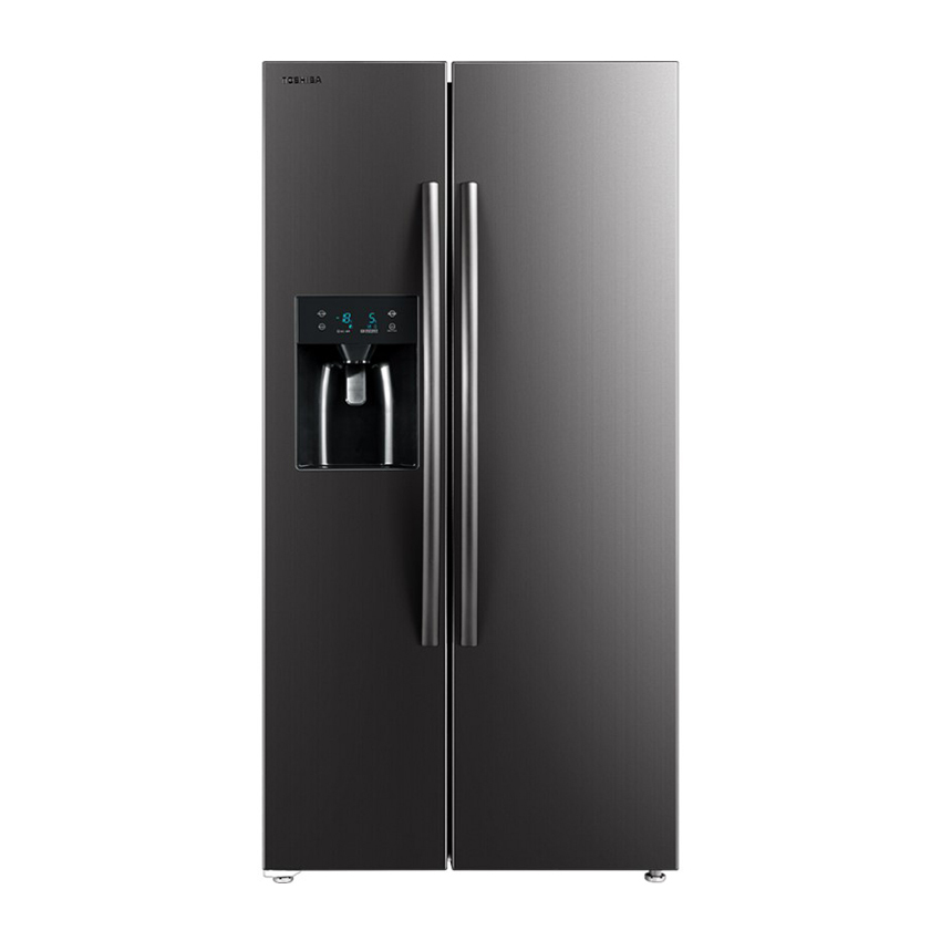 Toshiba Side By Side Inverter Refrigerator with Auto Ice Dispenser GR-RS637WE-PMY- Peti Sejuk Besar Terbaik di Malaysia- Shop Journey