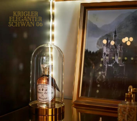 Image of the limited edition perfume 'Krigler Eleganter Schwan 06', showcasing its exquisite design and allure.