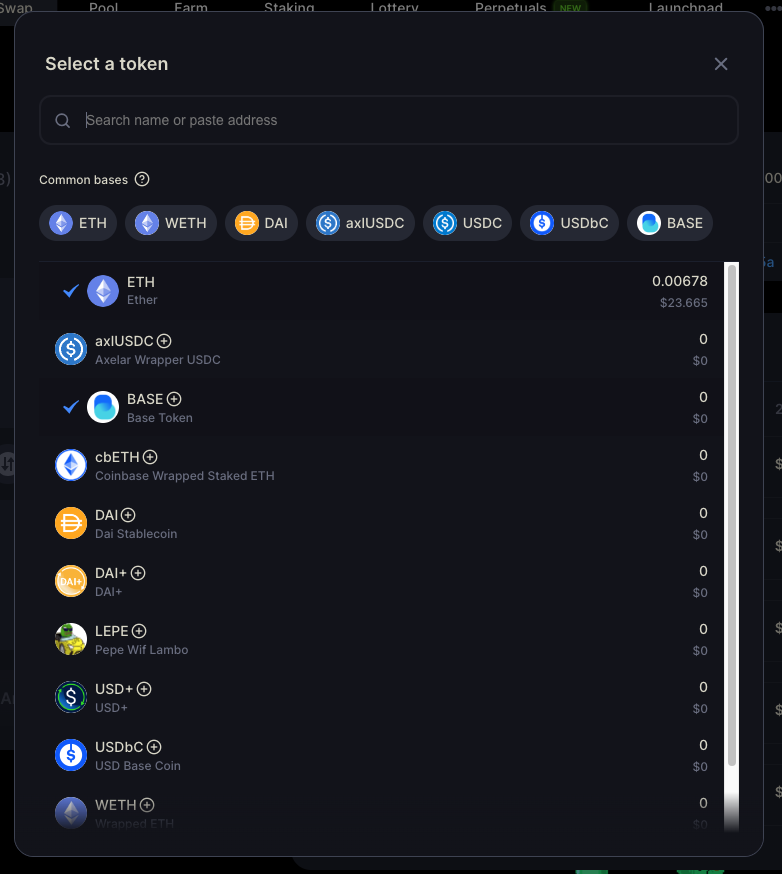 How to use SwapBased with Enkrypt