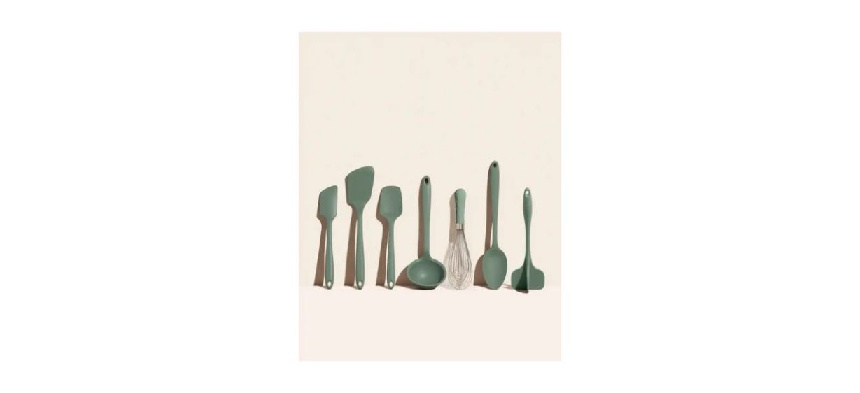 7 sage green kitchen tools by GIR