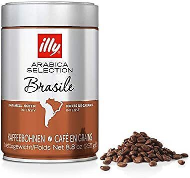 illy Coffee Beans, Luxury Arabica Coffee Beans Selection, Brazil, 250g - Picture 1 of 3