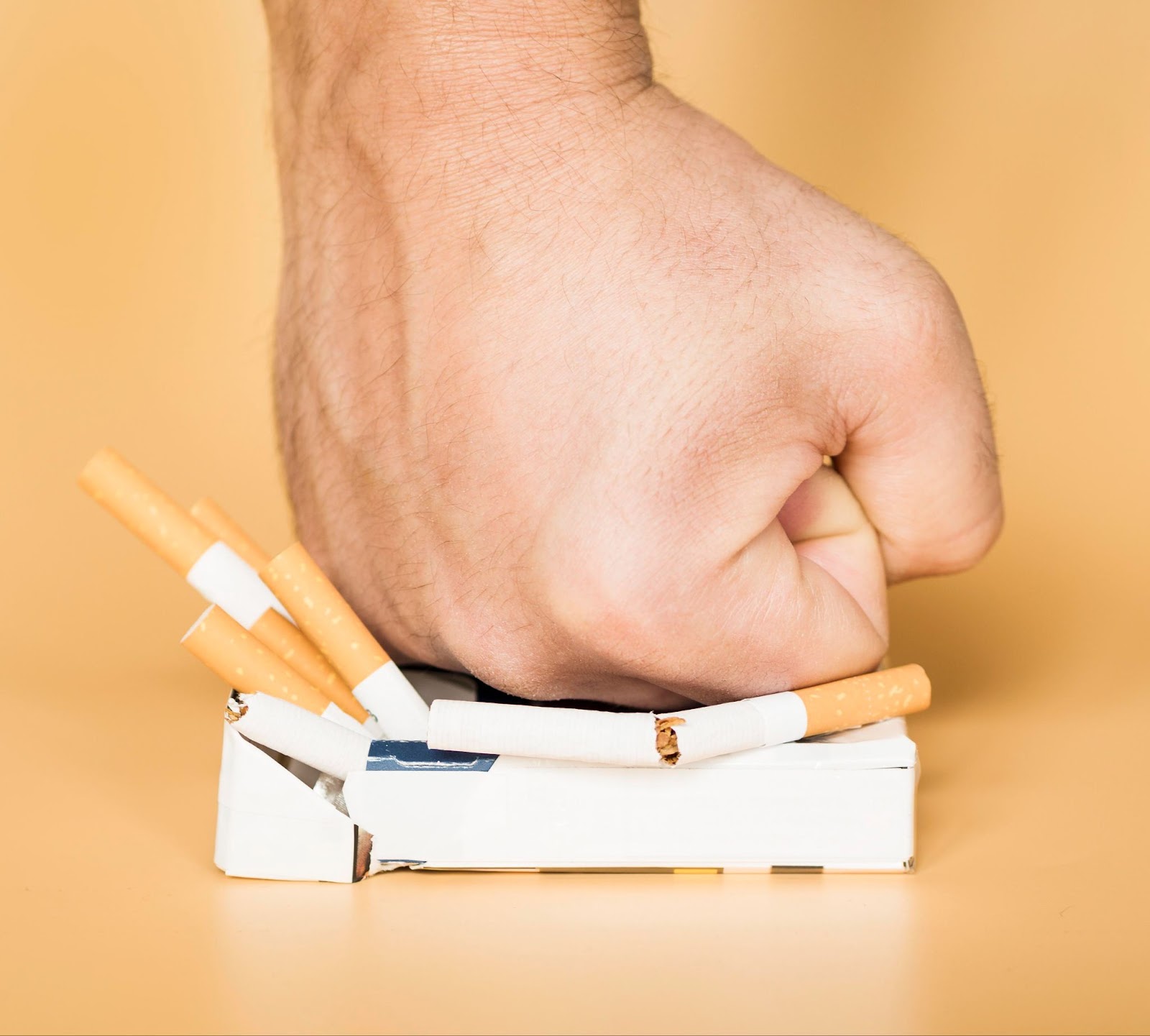 quit smoking to get rid of forehead lines