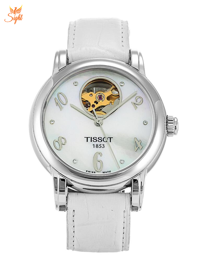 T050.207.16.116.00 - Mẫu đồng hồ Tissot lộ cơ sang trọng, tinh khôi, hút hồn mọi quý cô