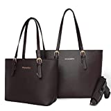 2pcs Tote Handbag Set Concealed Carry Purse for Women Large Fashion Satchel Shoulder Bag with Holster MWC2-H030CF