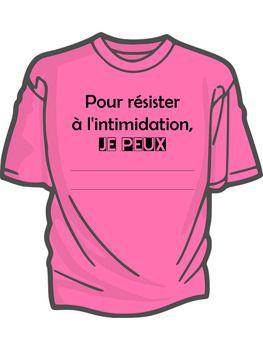 La journée contre l'intimidation - Chandail rose - Pink Shirt Day ...