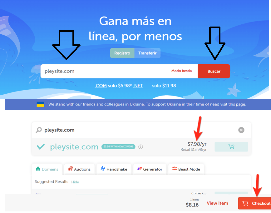 Dominios Namecheap