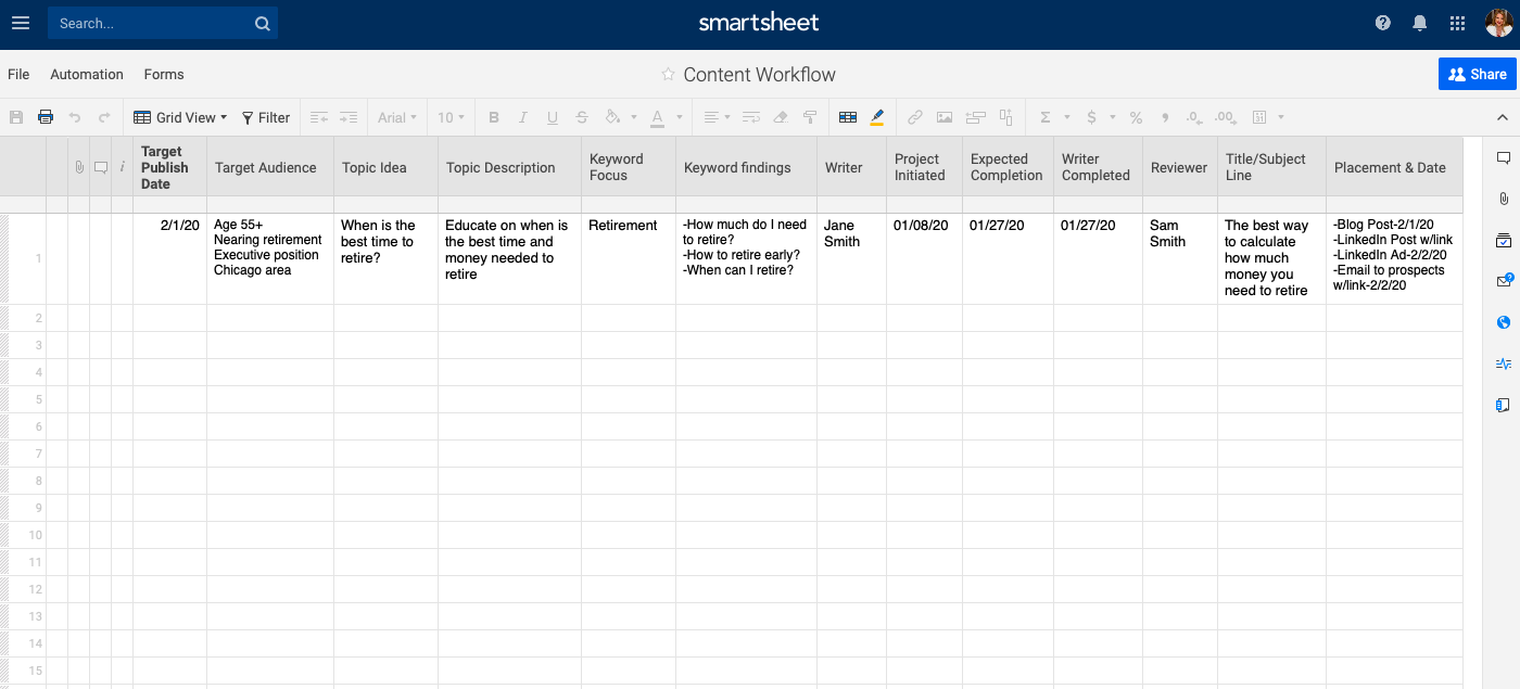 Graphical user interface, application, tableDescription automatically generated