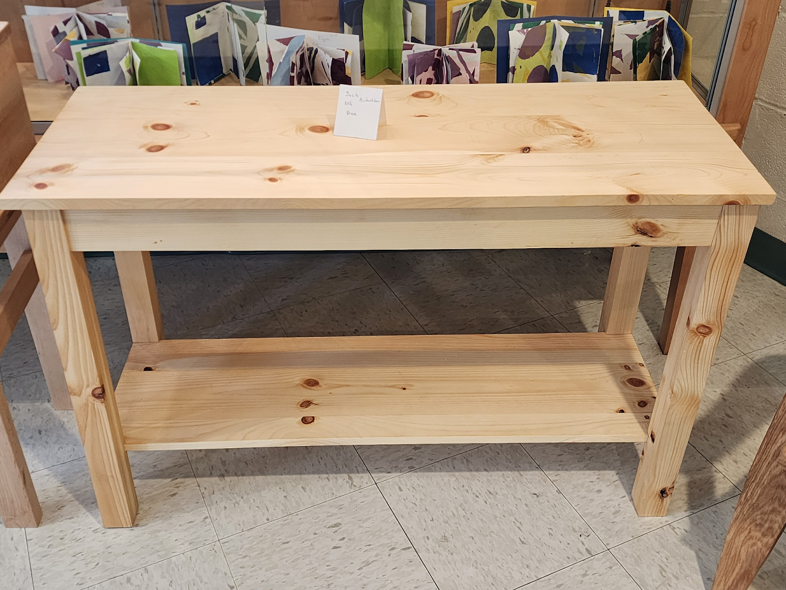 student made table