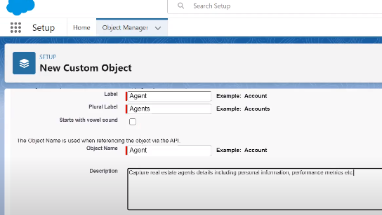 Step 3: Configure Agent Object  