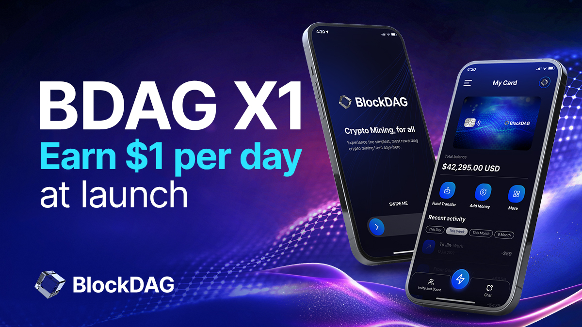 BDAG's X1 Mobile Mining App vs ADA & Chainlink (LINK) price