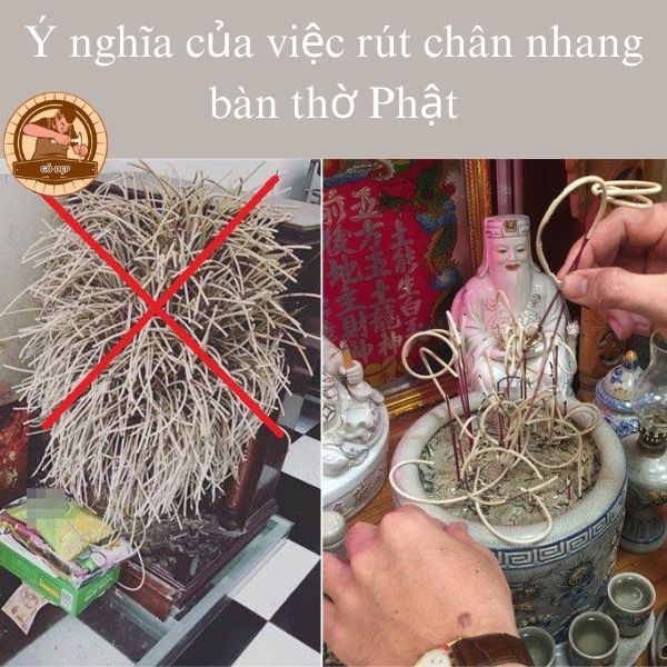 Rút chân nhang bàn thờ Phật có ý nghĩa như thế nào?