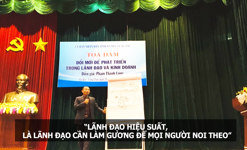 Phạm Thành Long nói chuyện với lãnh đạo Vũng Tàu