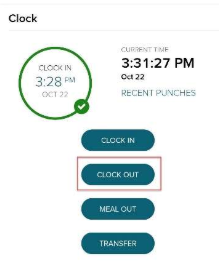 Clocking Out of ADP App on iPhone