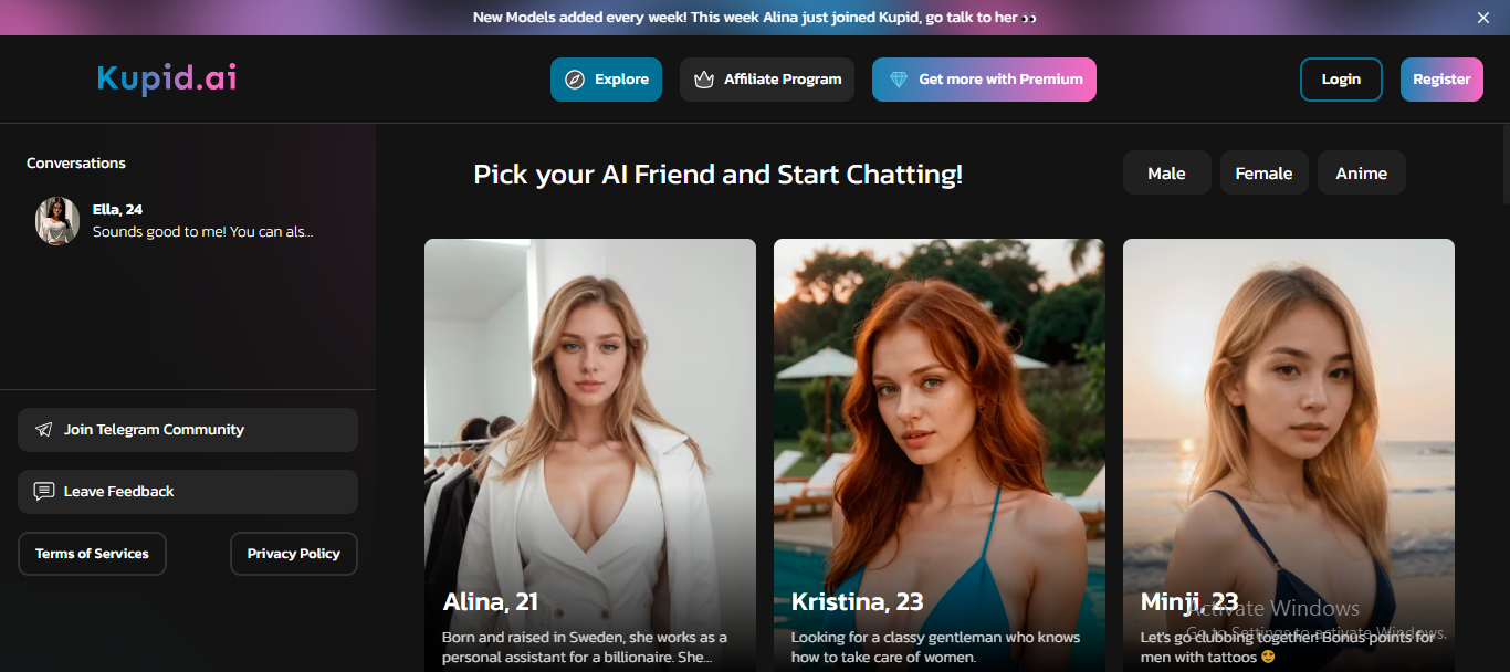 KupidAI The Top AI Sexting App