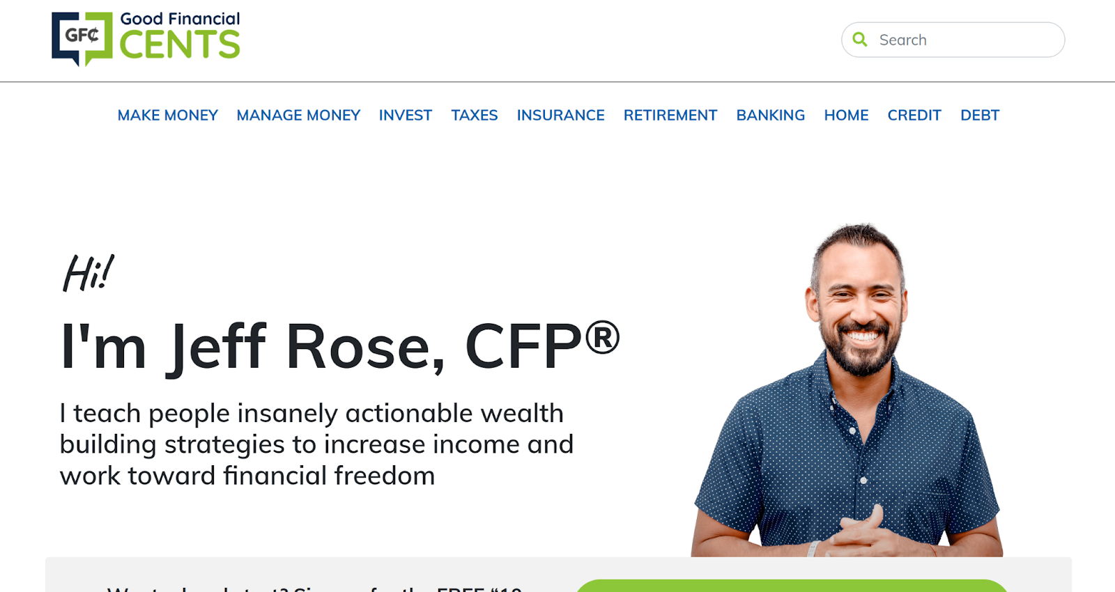 Good Financial Cents  - Blog Homepage
