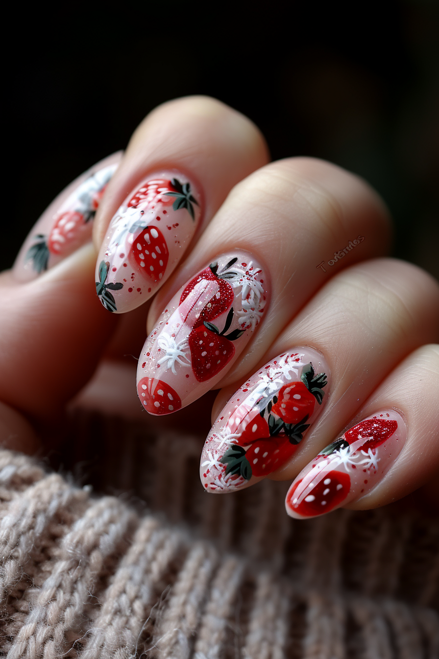 50 Strawberry Nail Designs for a Sweet and Playful Manicure - Latest ...